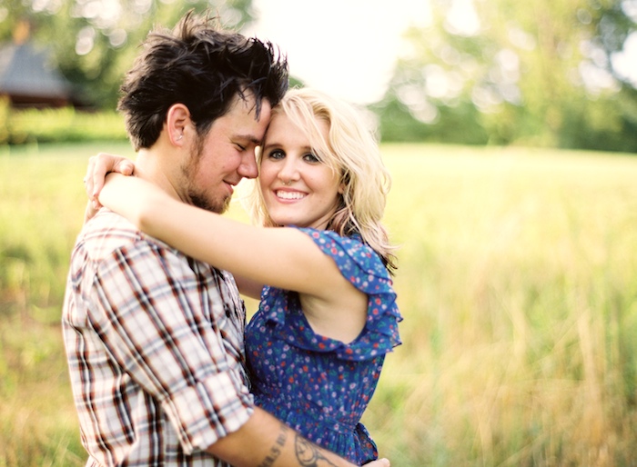 Niki and Jon's engagement photos at meadowlark botanical gardens by Gabe Aceves