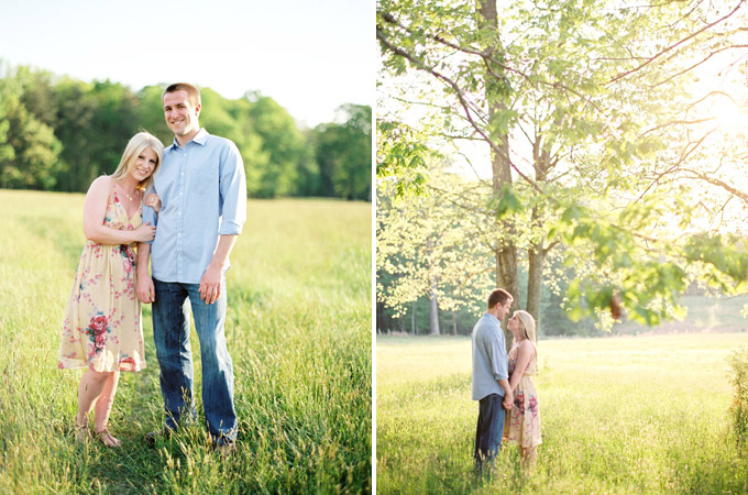 countryside engagement photos